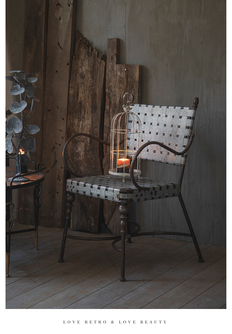 Villa Vintage Garden Iron Armchair Garden Plus