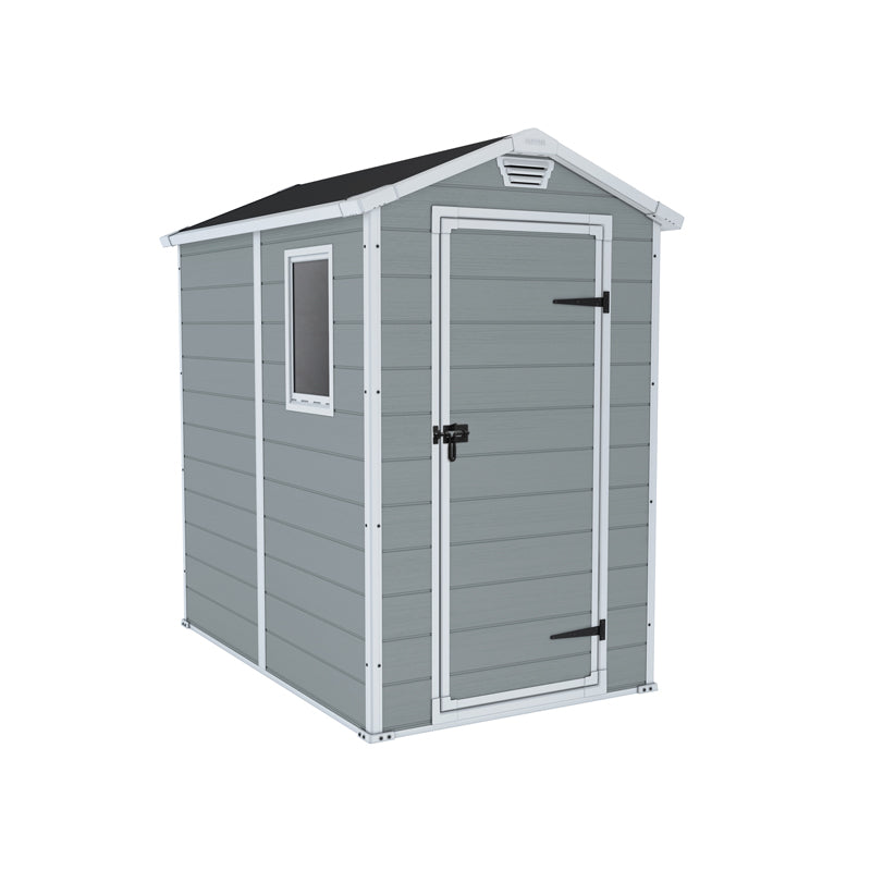 KETER Manor 4x6 Resin Outdoor Storage Shed Garden Plus