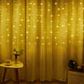 Solar Curtain Waterfall Decorative Lights Garden Plus