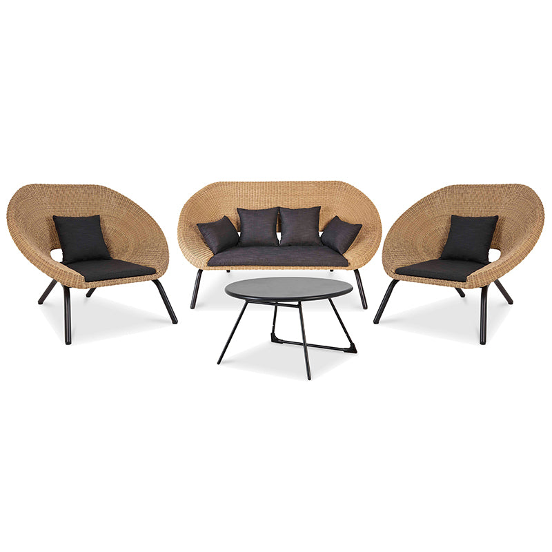 Rattan Sofa Couch Set Garden Plus