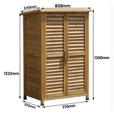 Outdoor wooden storage Garden Plus