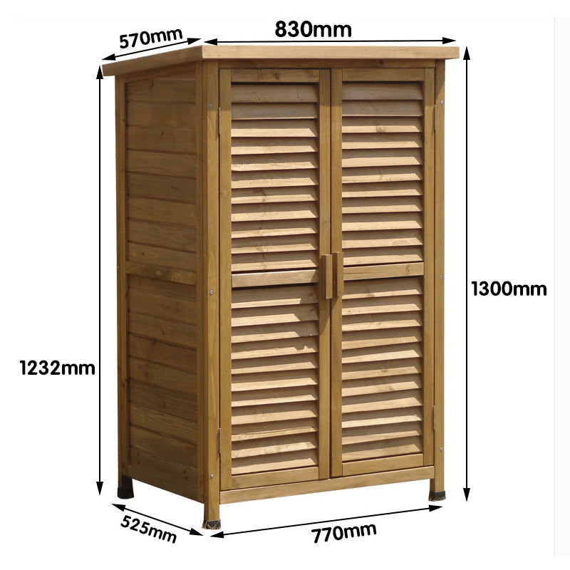 Outdoor wooden storage Garden Plus