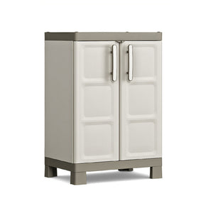 Keter Excellence Plastic Balcony Storage Cabinet Garden Plus