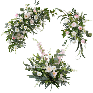 Simulation Mori Style Rose Arc Wall Wedding Decoration Piece Garden Plus
