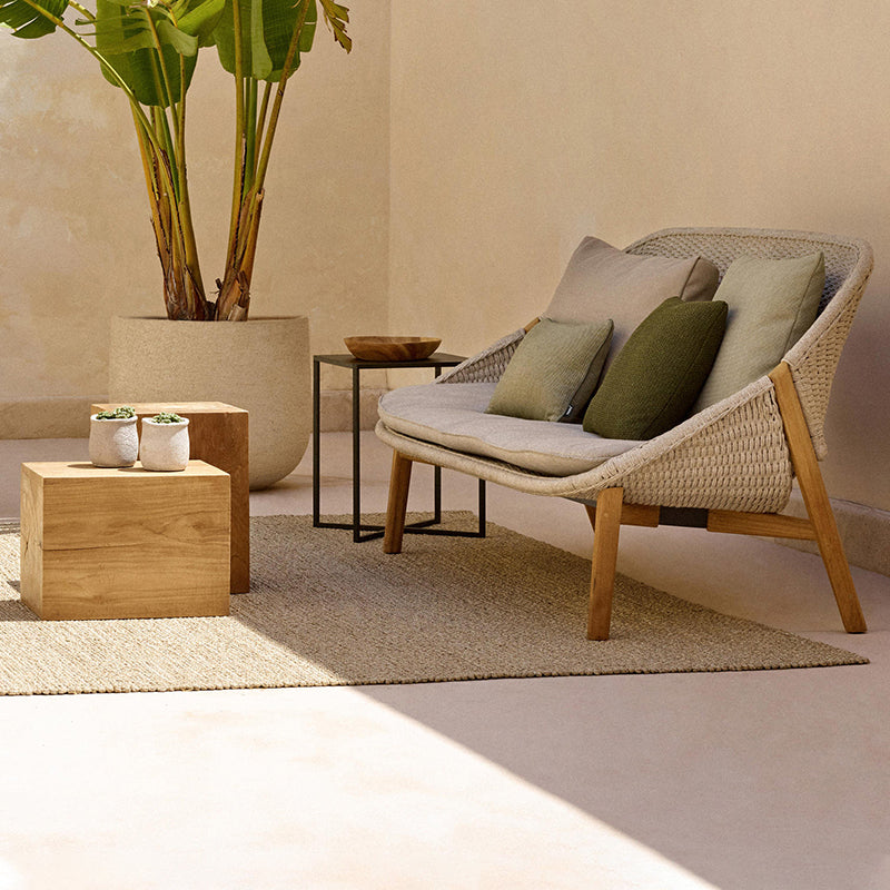 Special-shaped Wooden Side Table Garden Plus