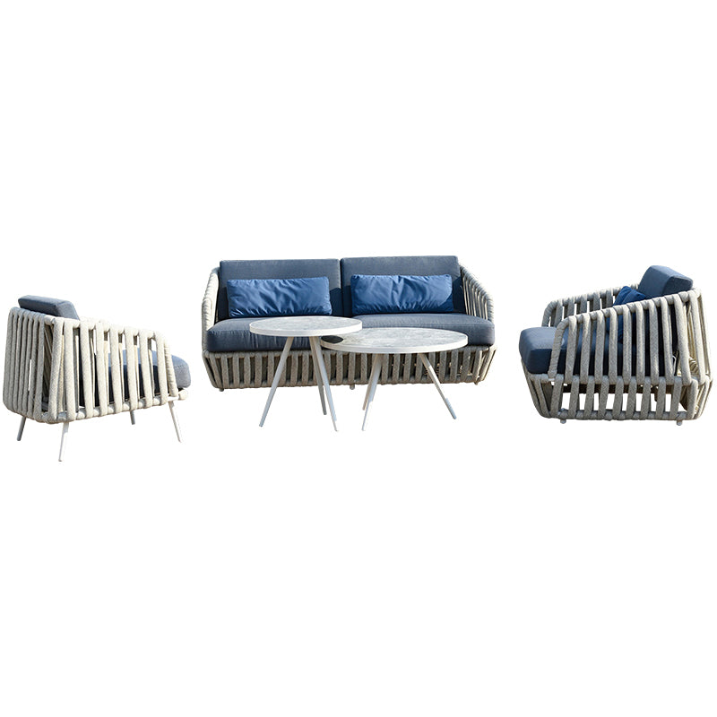 Rattan Sofa, Chair, Recliner and Table Set Garden Plus