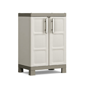 Keter Excellence Plastic Balcony Storage Cabinet Garden Plus