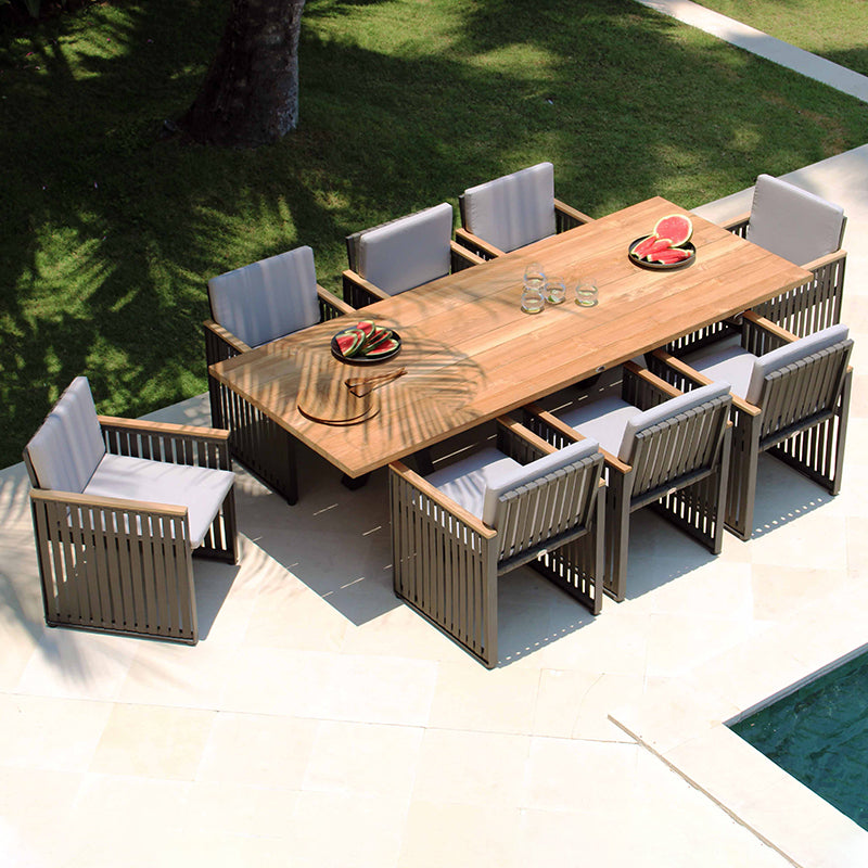 Teak Table and Chair Dining Combination Garden Plus