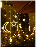 Solar Moon Star LED String Garden Plus