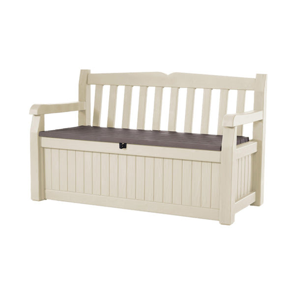 Keter Eden 265 L Storage Bench — Beige