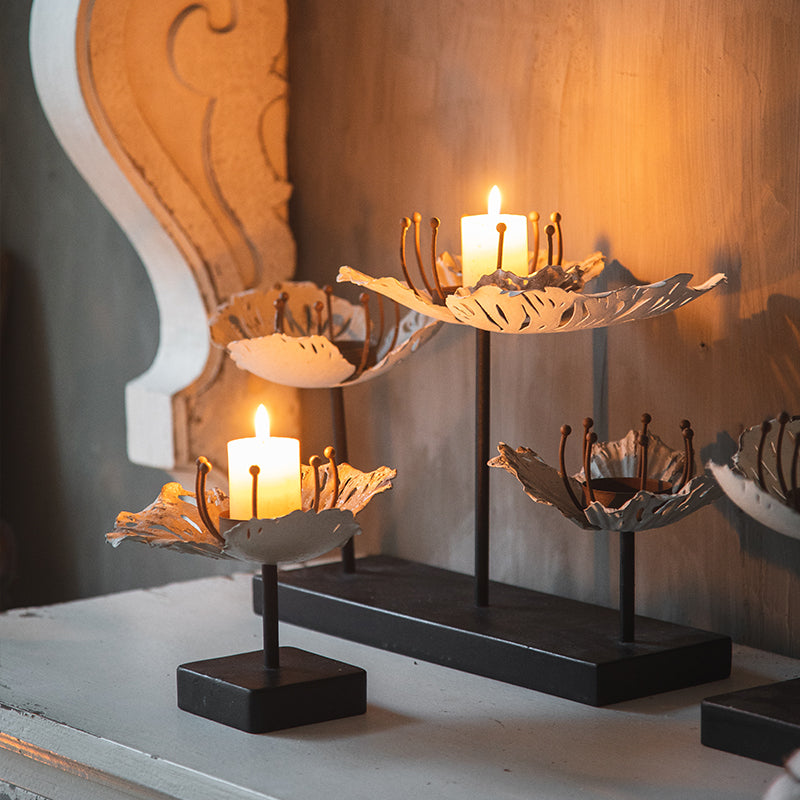 Retro Home living Candlestick stand Garden Plus