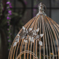 Retro Iron Art Bird Cage Candle stand Garden Plus