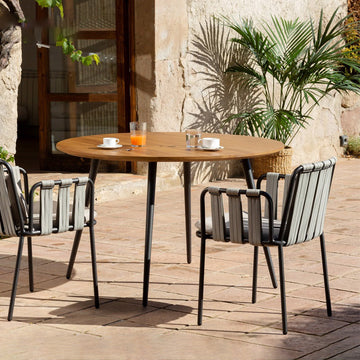 Rattan Chair and Coffee table Set 2 Garden Plus