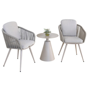 Rattan Chair and Coffee table Set Garden Plus