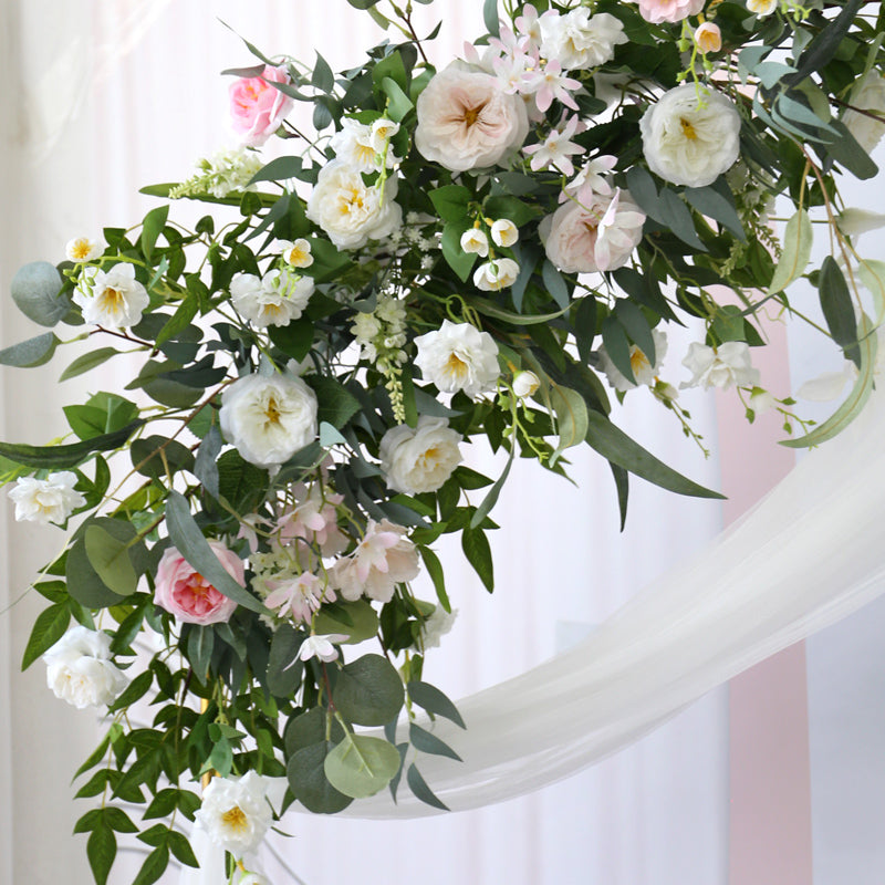 Simulation Mori Style Rose Arc Wall Wedding Decoration Piece Garden Plus
