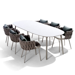 Rattan Chair and Table Combination Garden Plus