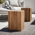 Special-shaped Wooden Side Table Garden Plus