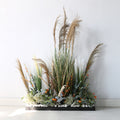 Natural Reed Potted Landscape Simulated Planter Piece Garden Plus