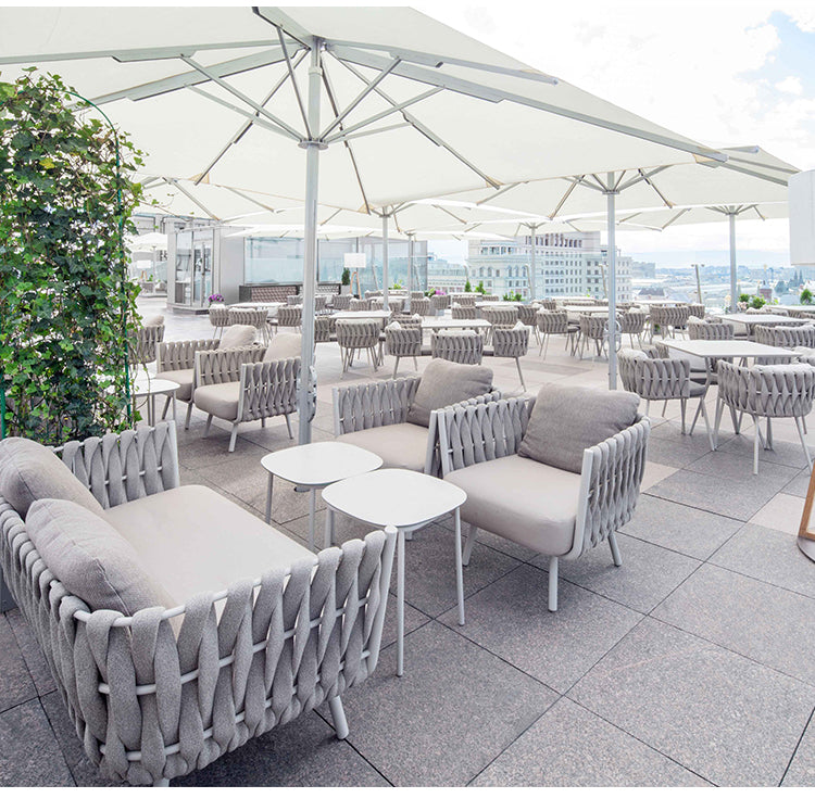 Rattan Chair and Table Combination Garden Plus