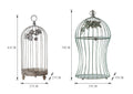 Retro Iron Art Bird Cage Candle stand Garden Plus