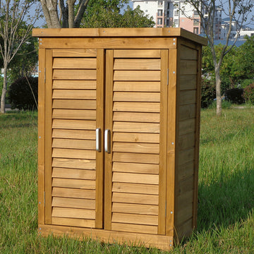 Outdoor wooden storage