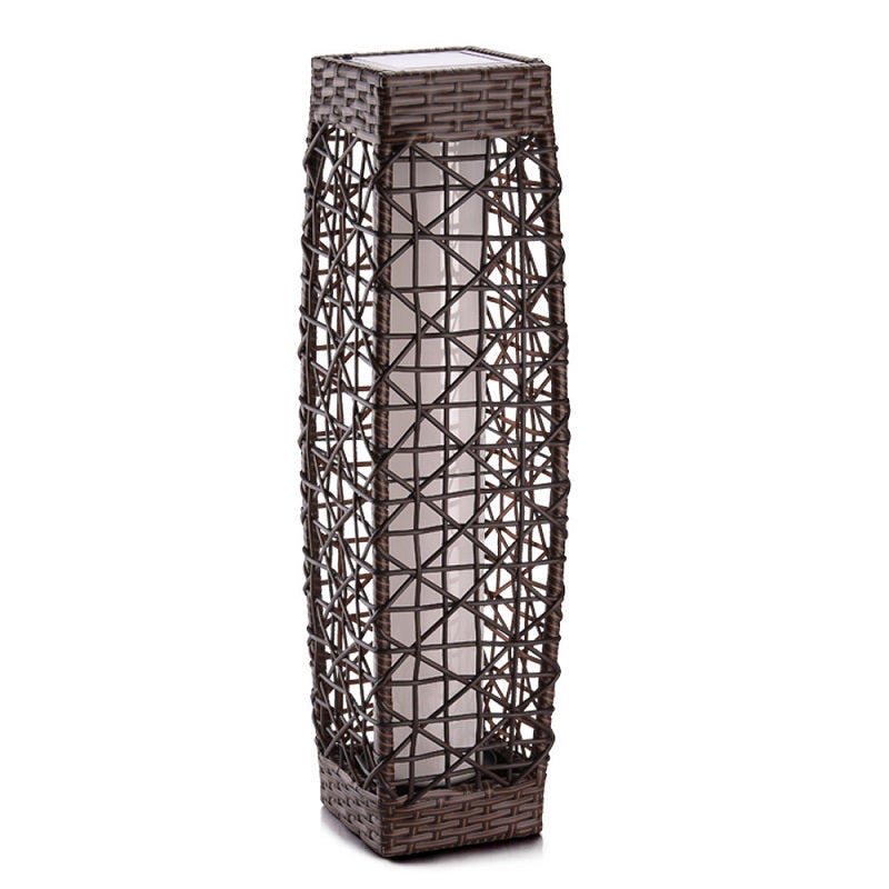 Solar Rattan Lawn Lamp Garden Plus