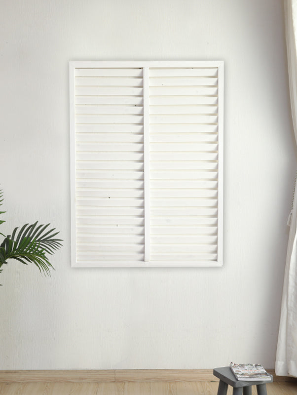 Outdoor Wooden Louver Mesh Screen Fence Garden Plus