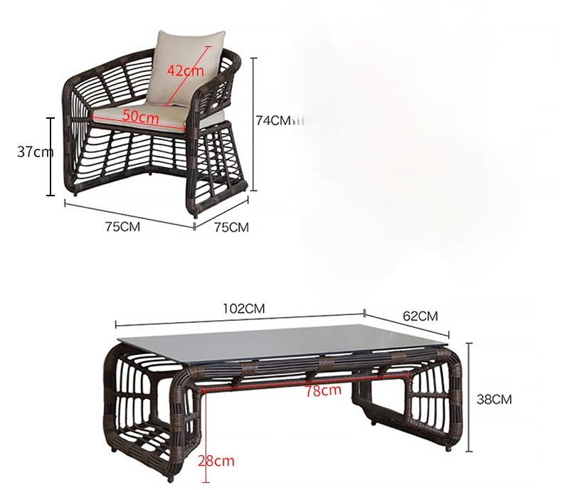 Sofa set No.33 Garden Plus