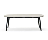 Stone surface Desk & Rattan Chair Combination Garden Plus