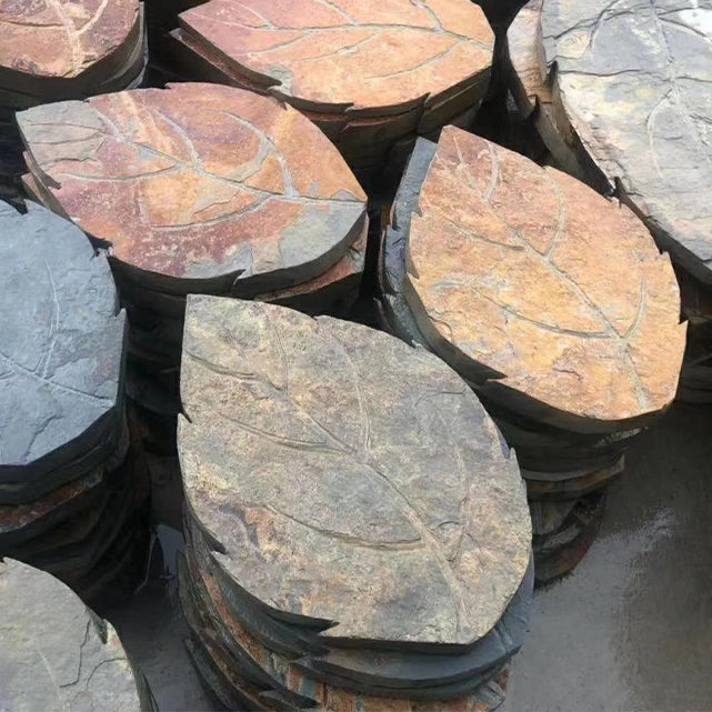 Leaves Non-Slip Stepping Stone Garden Plus