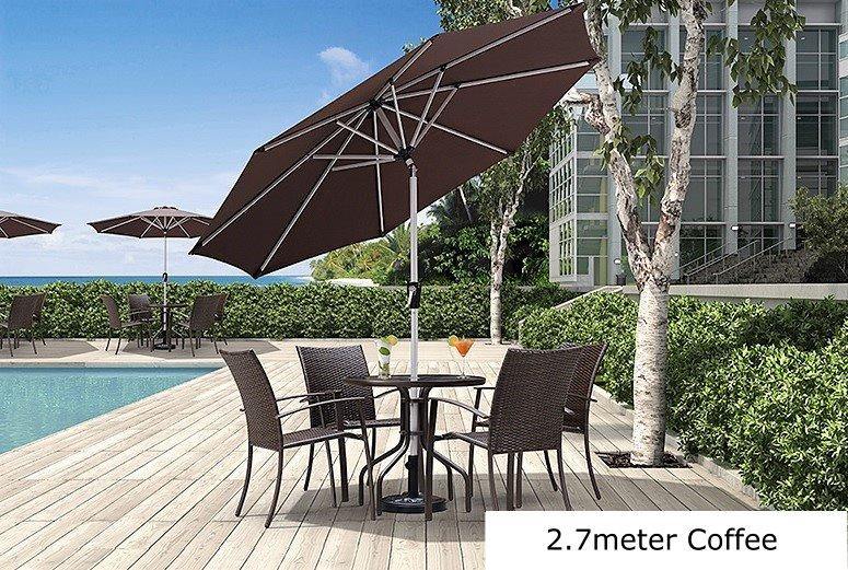 Aluminum Pole Umbrella Garden Plus