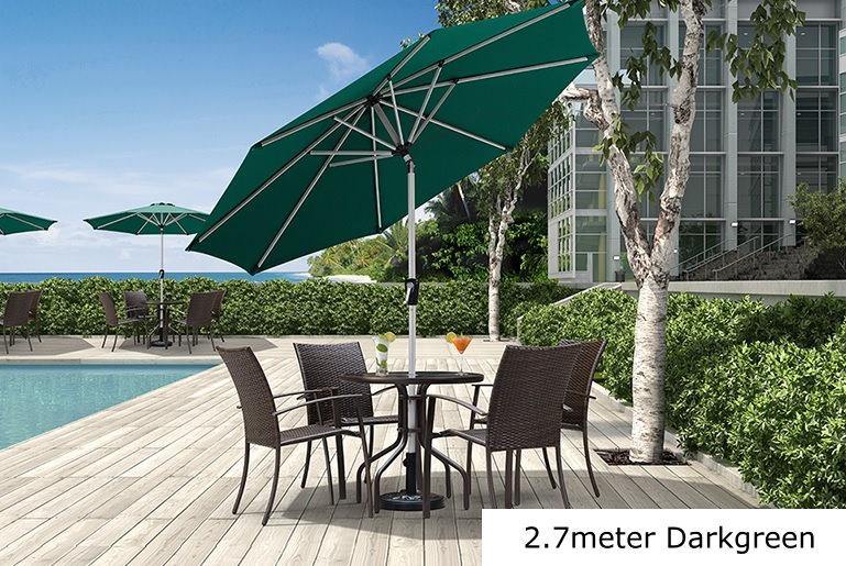 Aluminum Pole Umbrella Garden Plus