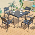 Aluminum Table and Chair Combination Garden Plus