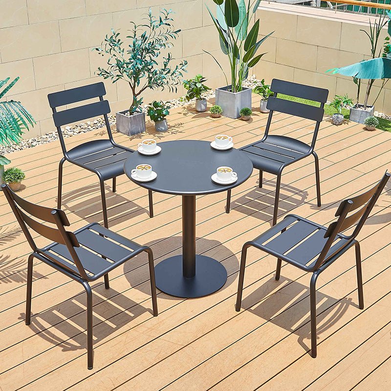 Aluminum Table and Chair Combination Garden Plus