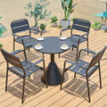 Aluminum Table and Chair Combination Garden Plus