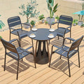 Aluminum Table and Chair Combination Garden Plus