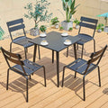 Aluminum Table and Chair Combination Garden Plus