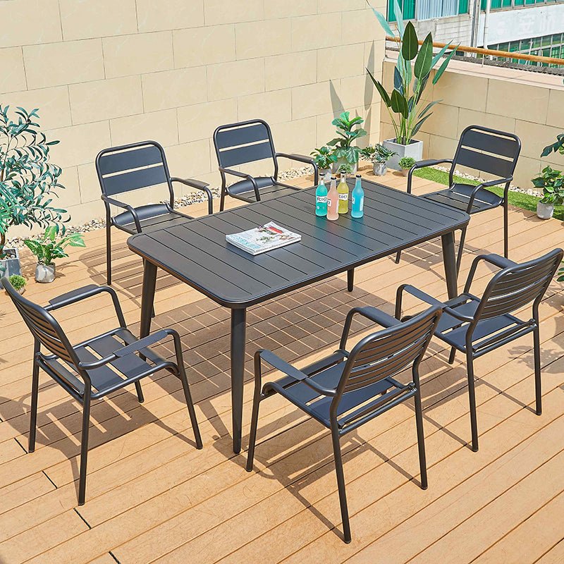 Aluminum Table and Chair Combination Garden Plus