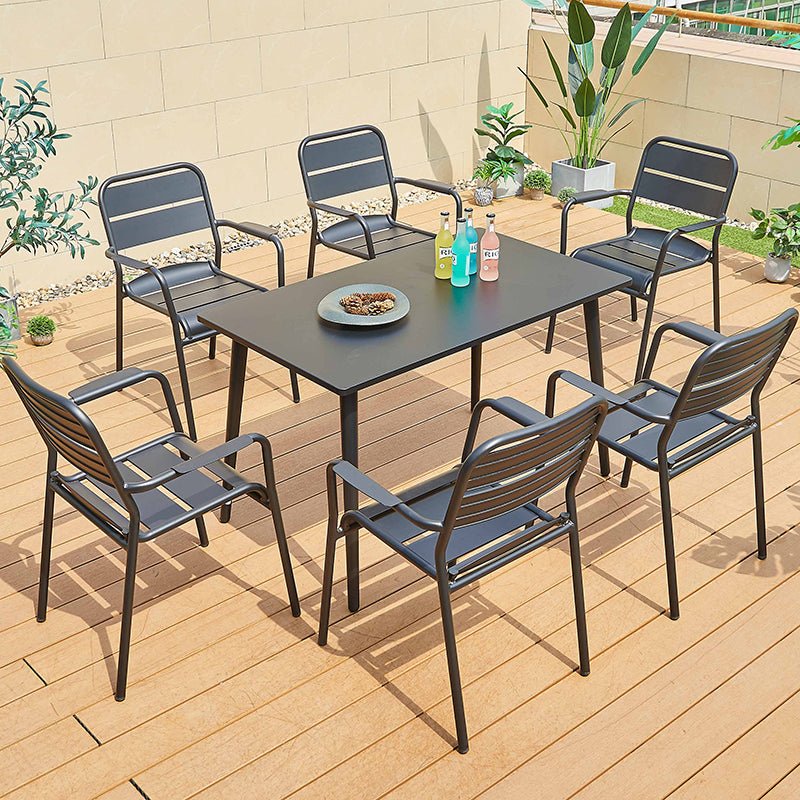 Aluminum Table and Chair Combination Garden Plus