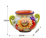American Style Rural Hand-painted Ceramic Vase Garden Plus