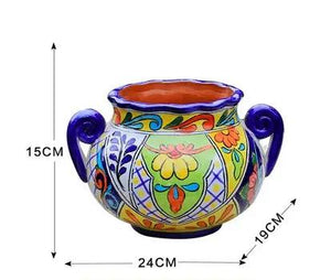 American Style Rural Hand-painted Ceramic Vase Garden Plus