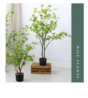 Artificial Bell Tree Drunk Wood Decoration Pieces Garden Plus