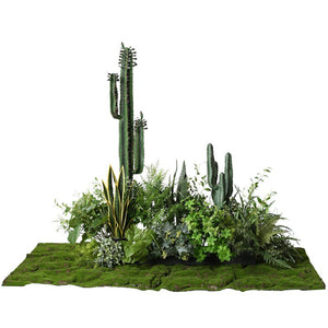 Artificial Cactus Bonsai Landscape Set Plant Decoration Pieces Garden Plus