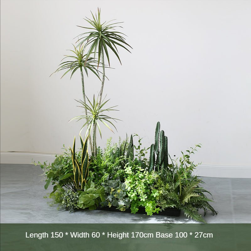 Artificial Cactus Bonsai Landscape Set Plant Decoration Pieces Garden Plus