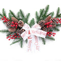 Artificial Christmas Red Berries Door Wreath Garden Plus
