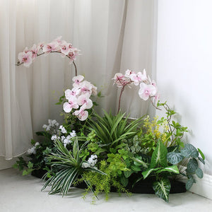 Artificial Combination on-the-Ground Green Potted Plants Deocoration Pieces Garden Plus