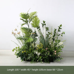 Artificial Combination on-the-Ground Green Potted Plants Deocoration Pieces Garden Plus