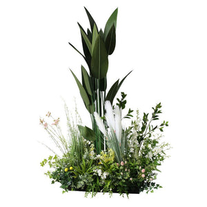 Artificial Combination on-the-Ground Green Potted Plants Deocoration Pieces Garden Plus