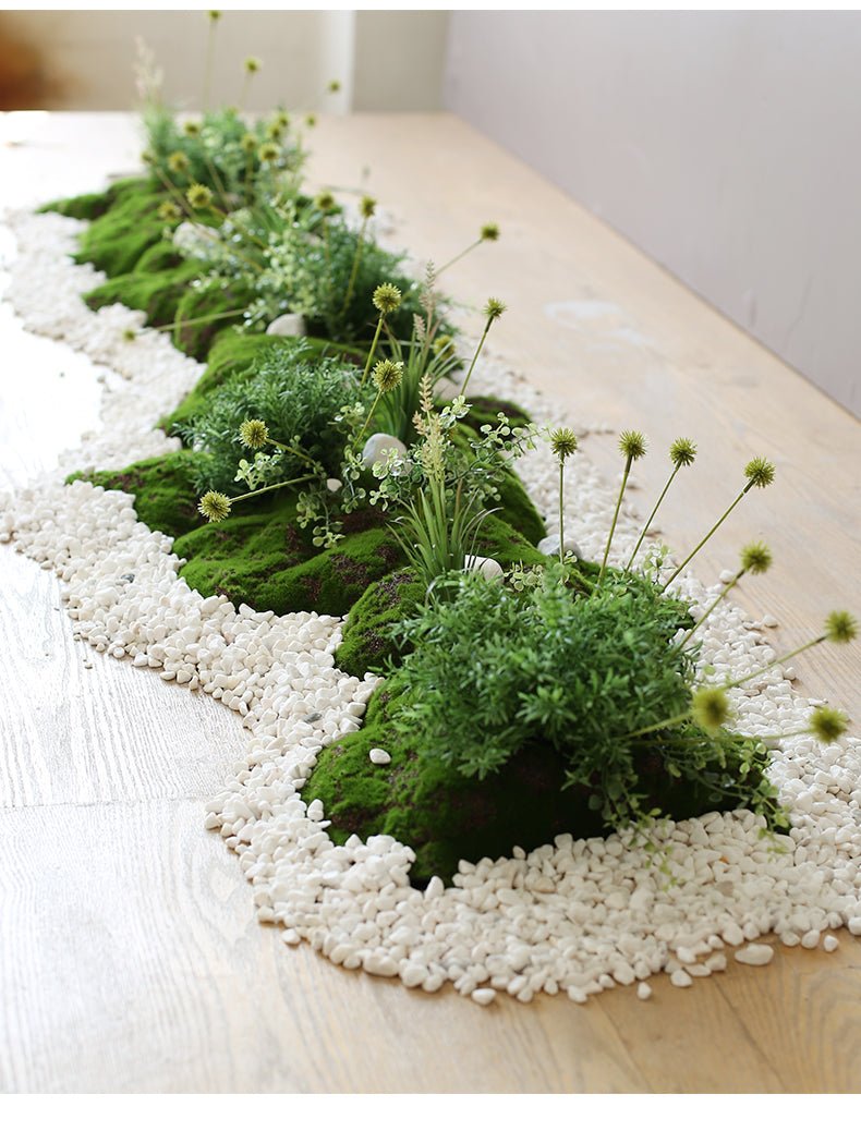 Artificial Conference Table or Long Dining Table Plant Decoration Piece Garden Plus