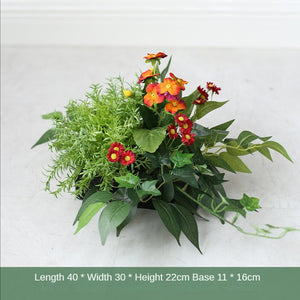 Artificial Green Partition Fence Planter Piece Garden Plus